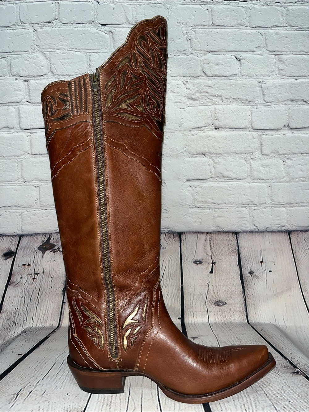 Ariat Chaparral Tall Leather Western Cowboy Boots - Picture 12 of 17